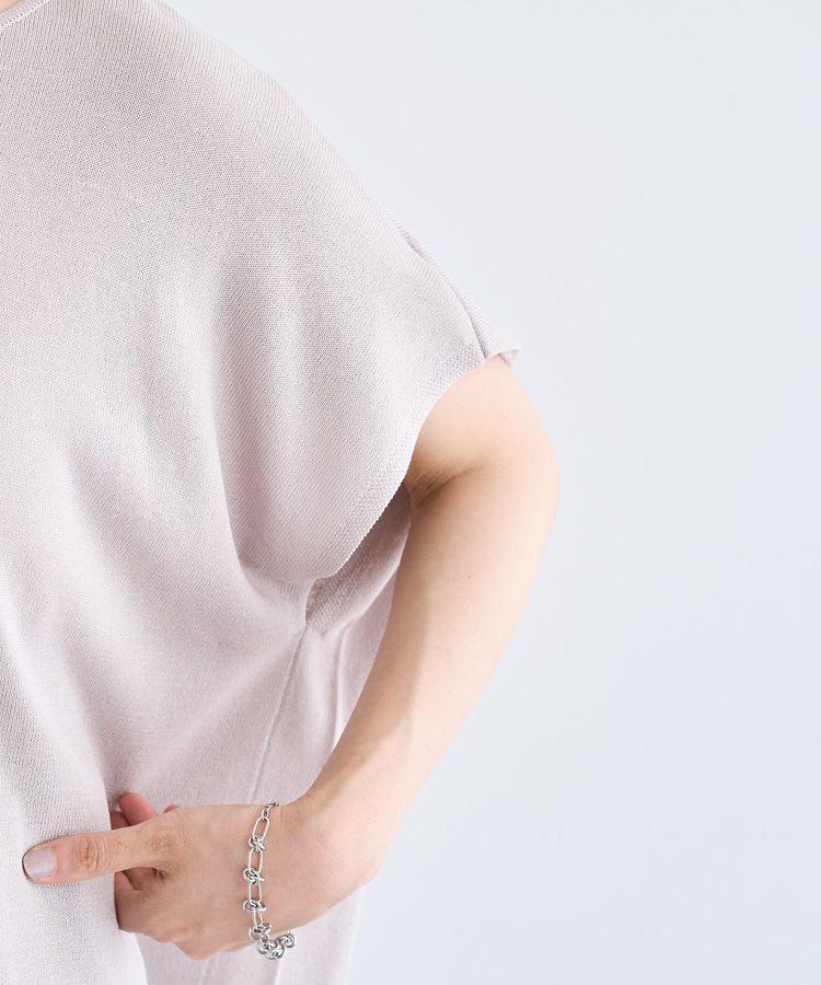 Green Parks「接触冷感ゆったりニットチュニック」|チュニック|