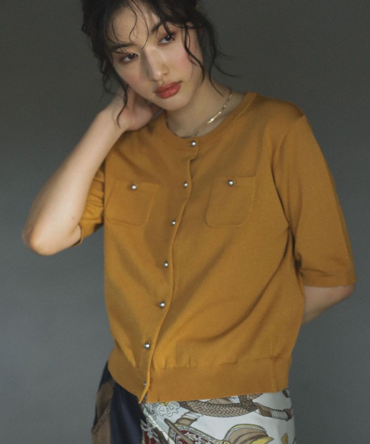 Green Parks「コンパクトポケットカーディガン」|カーディガン|