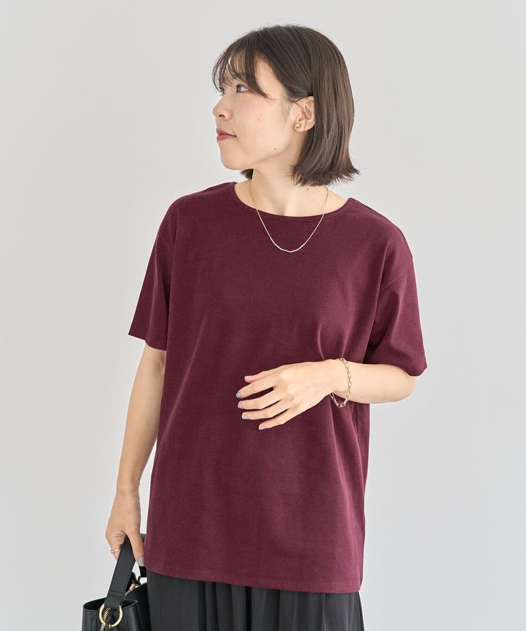 Green Parks「・Petit Fleur リブオーバーサイズTEE」|Tシャツ・カットソー|