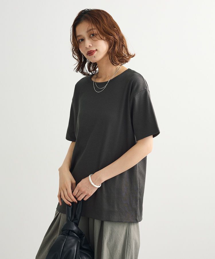 Green Parks「・Petit Fleur リブオーバーサイズTEE」|Tシャツ・カットソー|