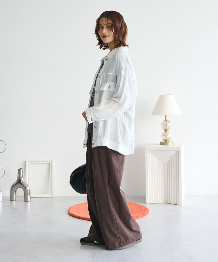 Green Parks「・ELENCARE DUE カラーステッチシアーGジャンⅡ」|テーラードジャケット|