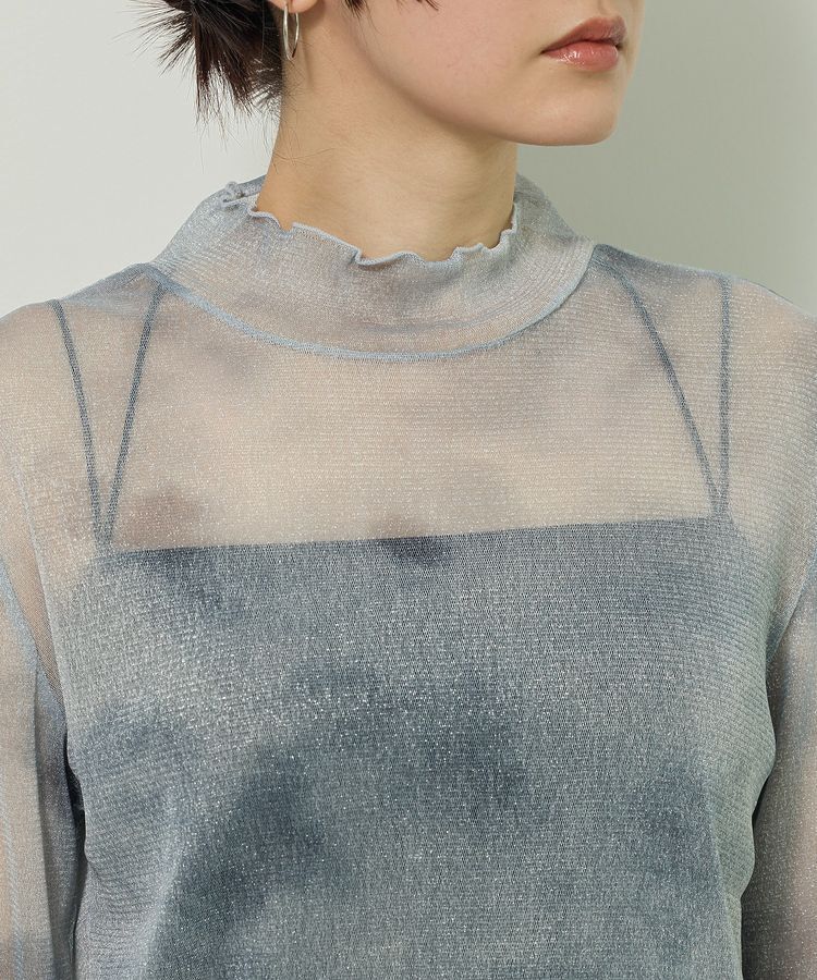 Green Parks「シアー柄プルオーバー」|Tシャツ・カットソー|