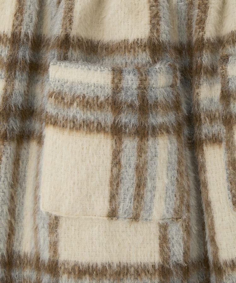 Green Parks「■WITH KURUMI NAKATA チェックラップスカート」|タイト|