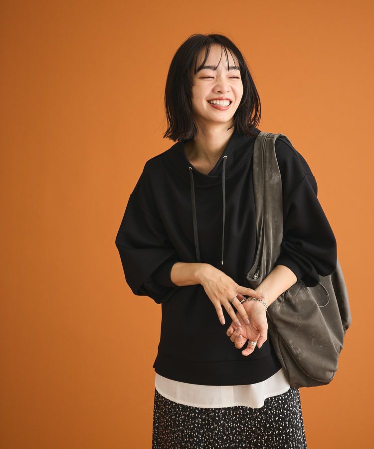 armonia「andmikka.合皮ドロストバルーンバック」|トートバッグ|