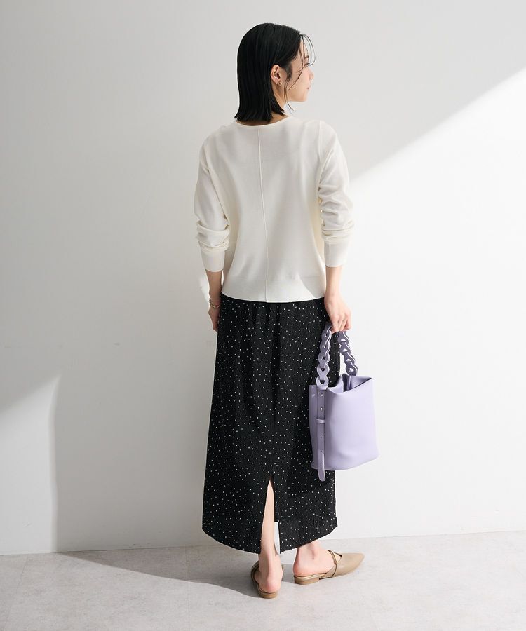 Green Parks「パール調ボタン付き2WAYニットプルオーバー」|ニット・セーター|