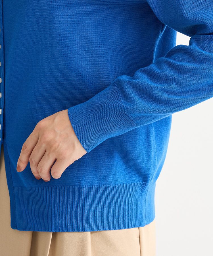 Green Parks「パール調ボタン付き2WAYニットプルオーバー」|ニット・セーター|