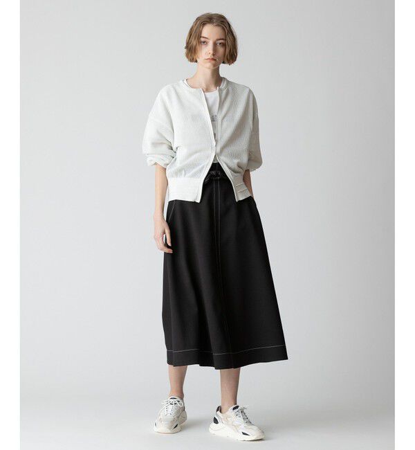 allureville「リノツイルステッチフレアースカート」|フレア|