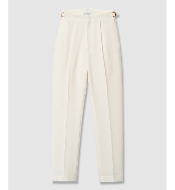 LOULOU WILLOUGHBY「【LOULOU WILLOUGHBY】ハイバックテーパードパンツ」|チノ|