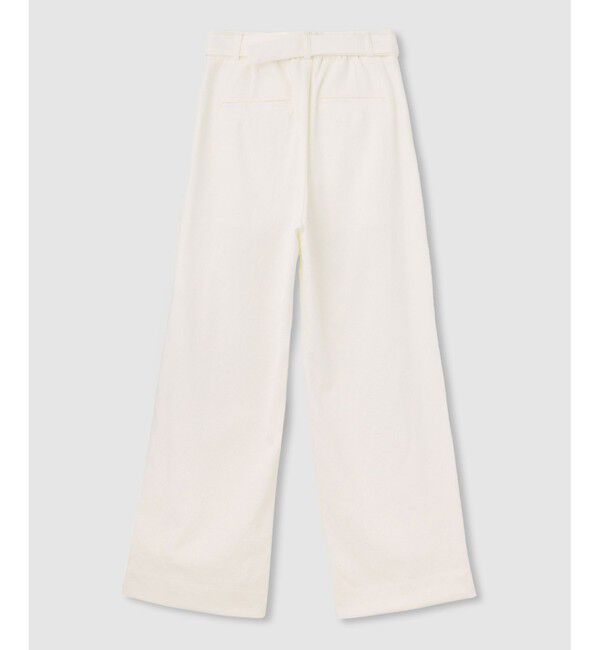 allureville「シェルタリングタックワイドパンツ」|チノ|