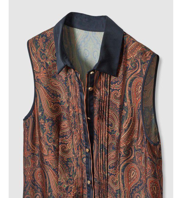 allureville「OFFICINAペイズリープリントワンピース」|ワンピース|