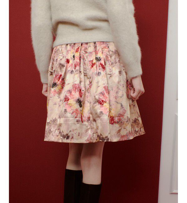 LOULOU WILLOUGHBY「【LOULOU WILLOUGHBY】ＢＨＡＲＡＴ　ＳＩＬＫミニスカート」|スカート|