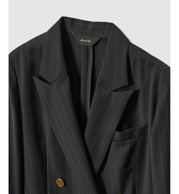 allureville「トリアセサイロピークドラペルジャケット」|テーラードジャケット|