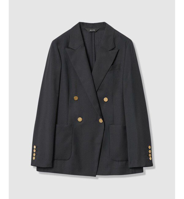 allureville「トリアセサイロピークドラペルジャケット」|テーラードジャケット|