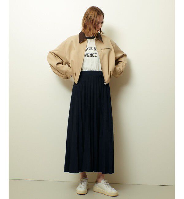 allureville「ステンカラーブルゾン」|ブルゾン・スタジャン|