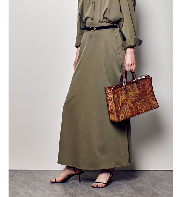 allureville「フィブリルバイヤスナロースカート」|スカート|