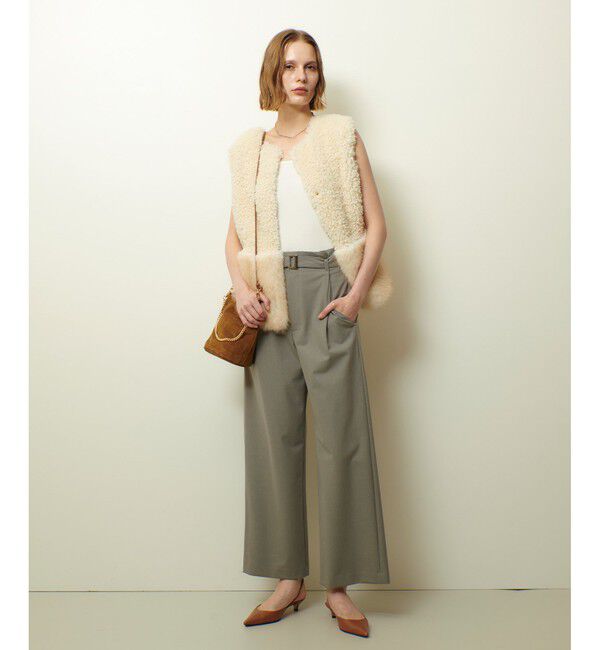 allureville「TRストレッチヨークレスパンツ」|チノ|