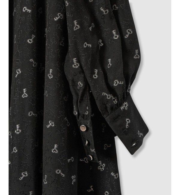 LOULOU WILLOUGHBY「【LOULOU WILLOUGHBY】KEYジャガードフレアワンピース」|ワンピース|