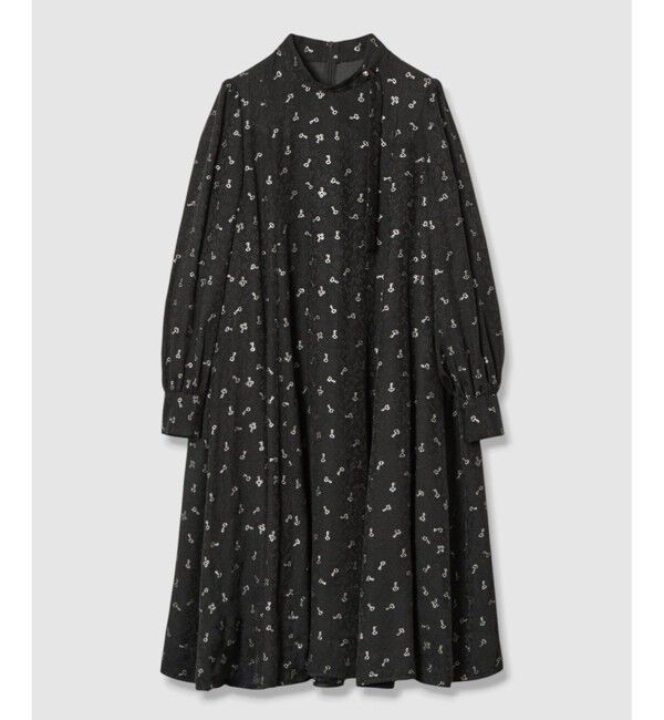 LOULOU WILLOUGHBY「【LOULOU WILLOUGHBY】KEYジャガードフレアワンピース」|ワンピース|