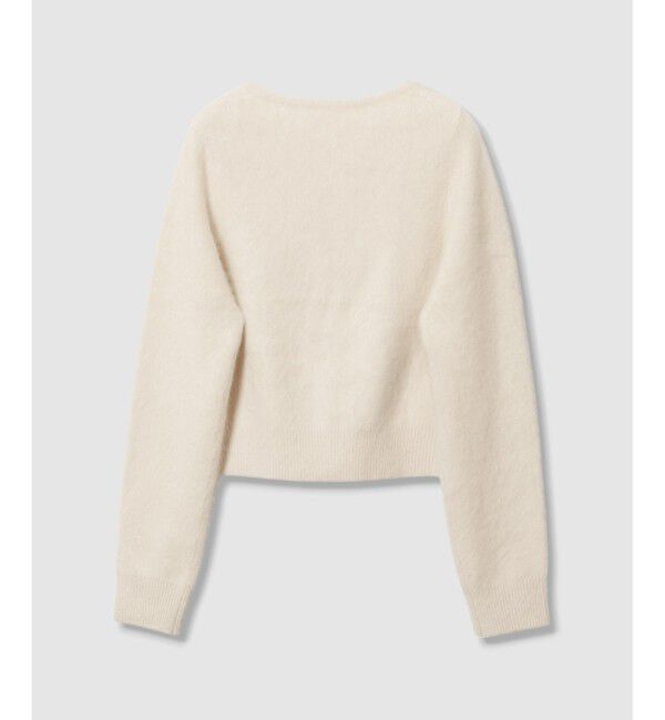 allureville「カシミヤブレンドファー加工カーディガン」|カーディガン|