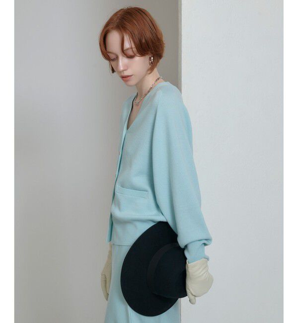 allureville「ウールスムースカーディガン」|カーディガン|