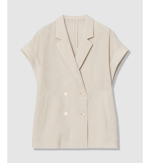 allureville「◇スラブメッシュフレンチスリーブジャケット」|テーラードジャケット|