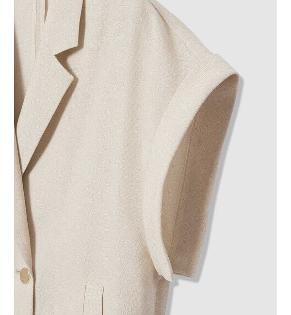 allureville「◇スラブメッシュフレンチスリーブジャケット」|テーラードジャケット|