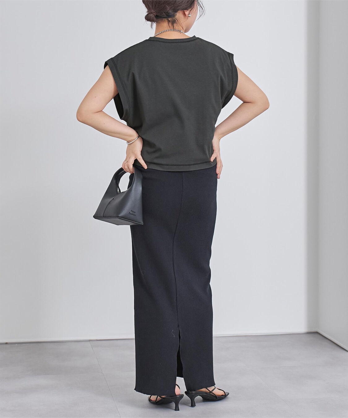 ur's「汗染み防止ワイドスリーブTシャツ」|Tシャツ・カットソー|