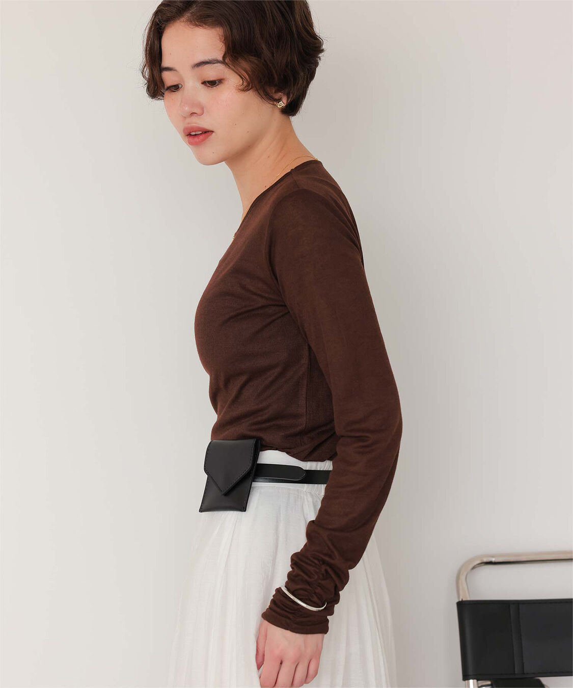 titivate「着心地抜群シアークルーネックトップス」|Tシャツ・カットソー|