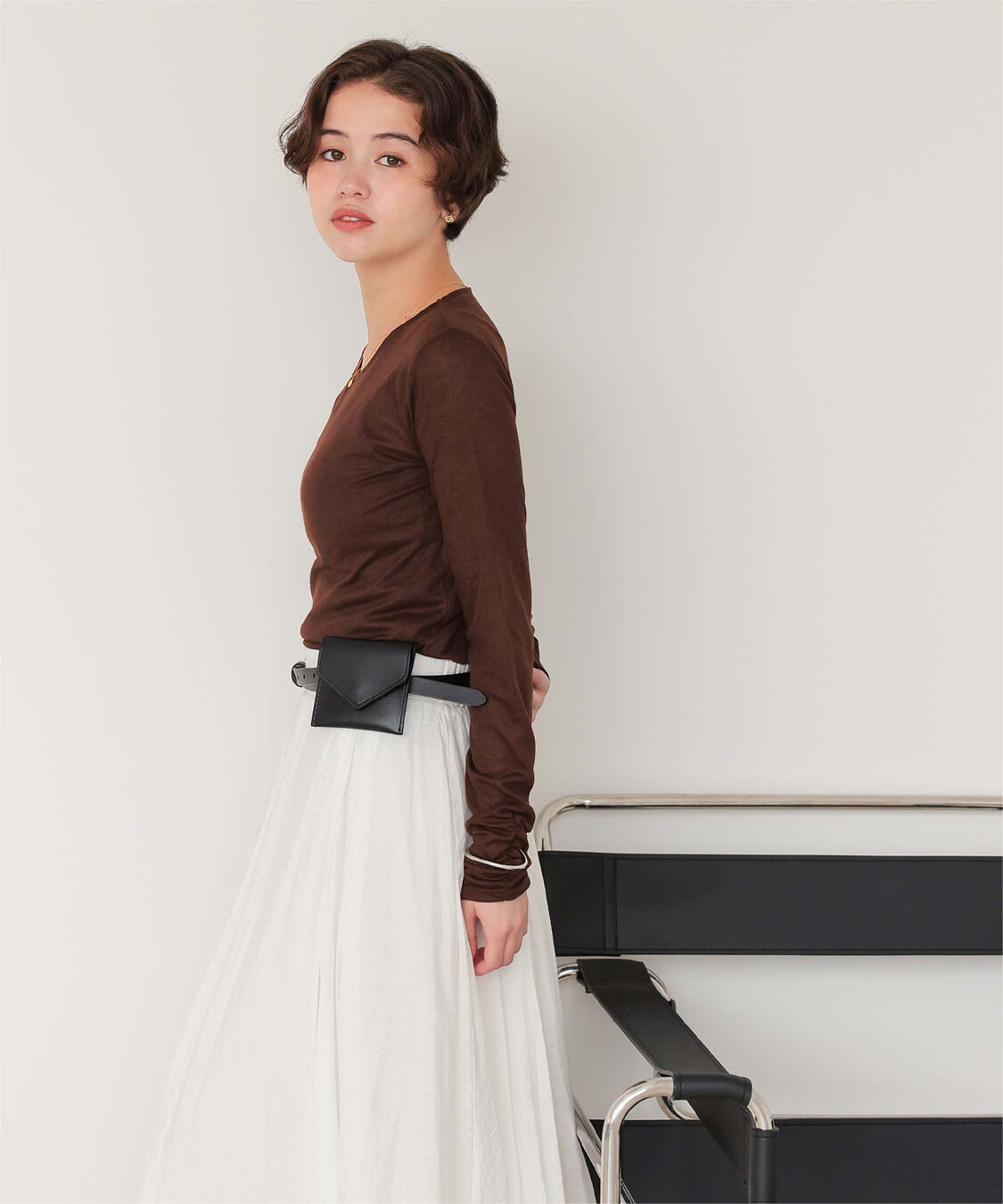 titivate「着心地抜群シアークルーネックトップス」|Tシャツ・カットソー|