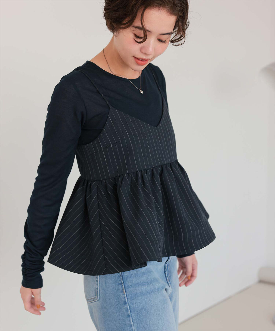 titivate「着心地抜群シアークルーネックトップス」|Tシャツ・カットソー|