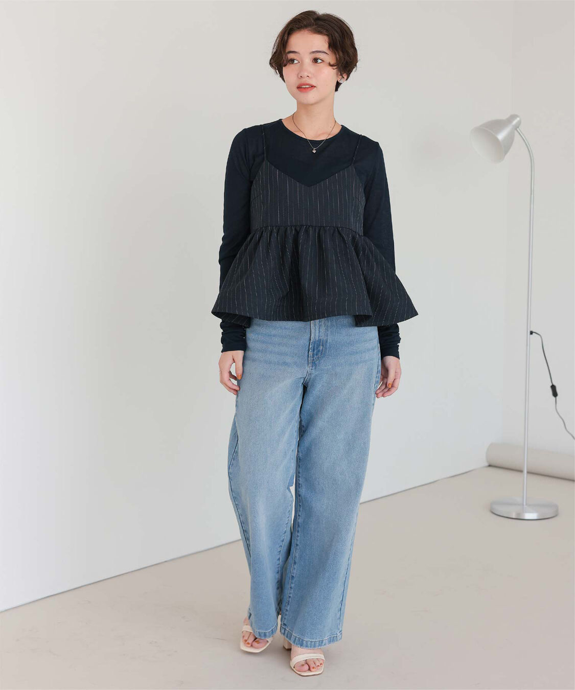 titivate「着心地抜群シアークルーネックトップス」|Tシャツ・カットソー|