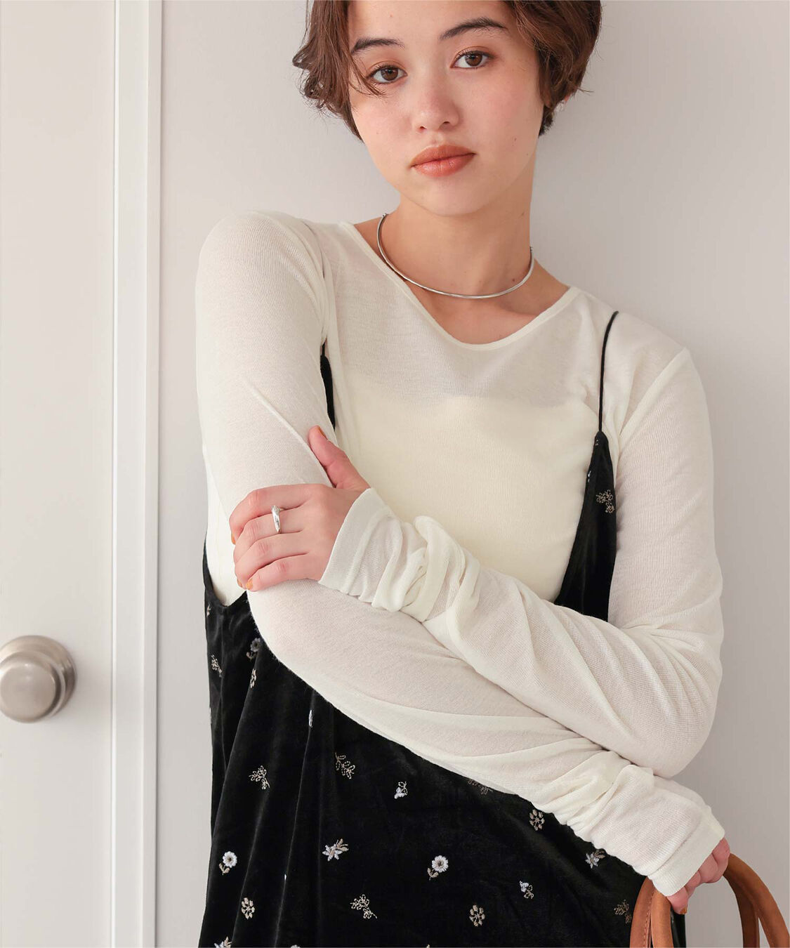 titivate「着心地抜群シアークルーネックトップス」|Tシャツ・カットソー|