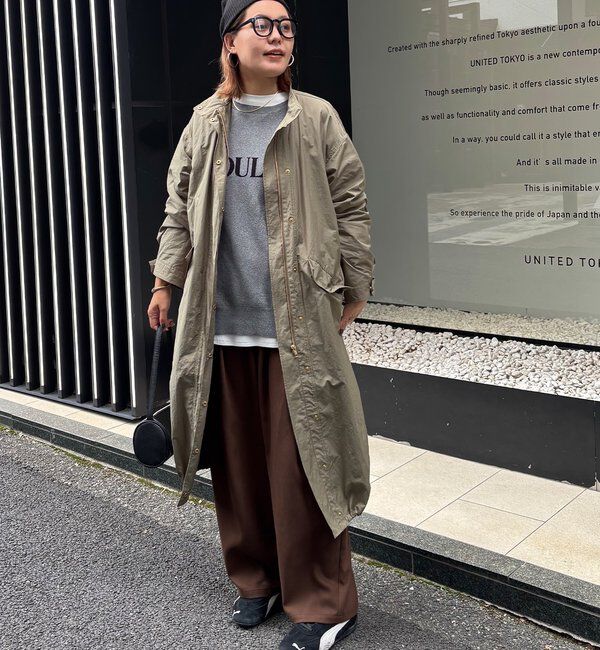  「【2サイズ/インフルエンサー企画】ツータック起毛スラックスパンツ」|その他|