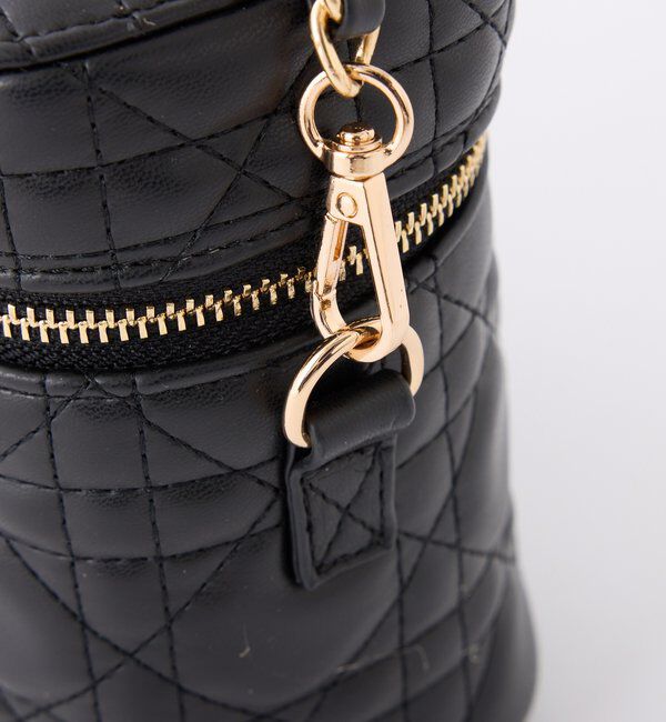  「チャーム付きキルティングバニティバッグ」|ショルダー・メッセンジャー|