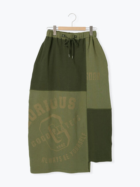 SM2「裏毛プリント配色アシメスカート」|スカート|