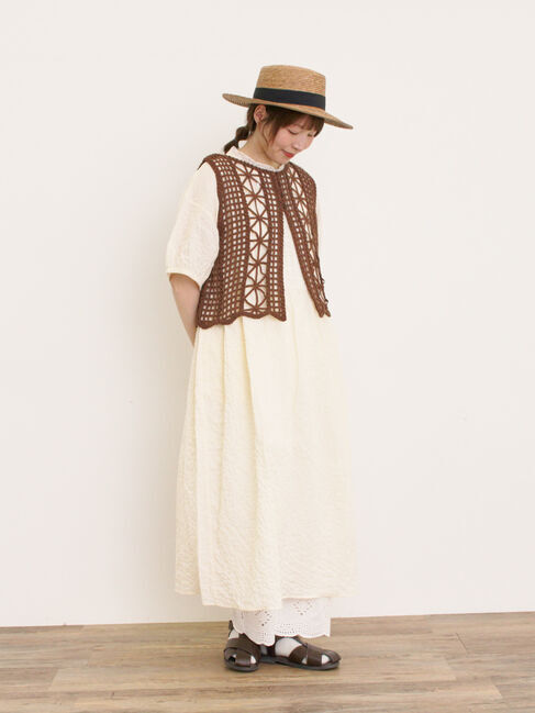 Samansa Mos2「テープベスト」|ダウンベスト・ベスト|