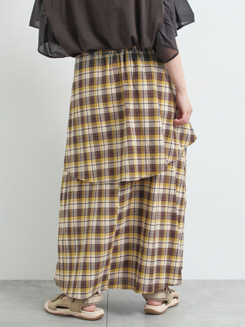 SM2「シャツ巻き風チェックスカート」|スカート|