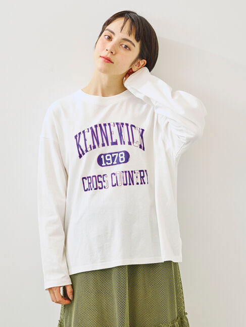 SM2「柄アソートフロッキープリントロングTシャツ」|Tシャツ・カットソー|