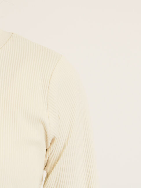 Samansa Mos2「リブハイネックインナー」|Tシャツ・カットソー|