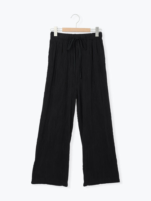 Samansa Mos2 blue「ウェーブカットパンツ」|その他|