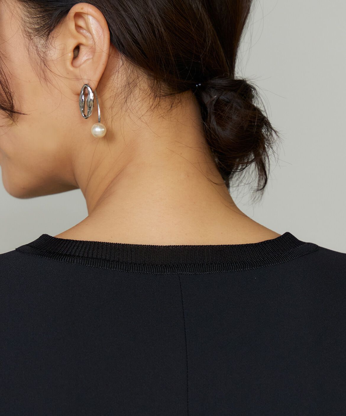 INED「《大きいサイズ》吸汗速乾ジョーゼットプルオーバー」|Tシャツ・カットソー|