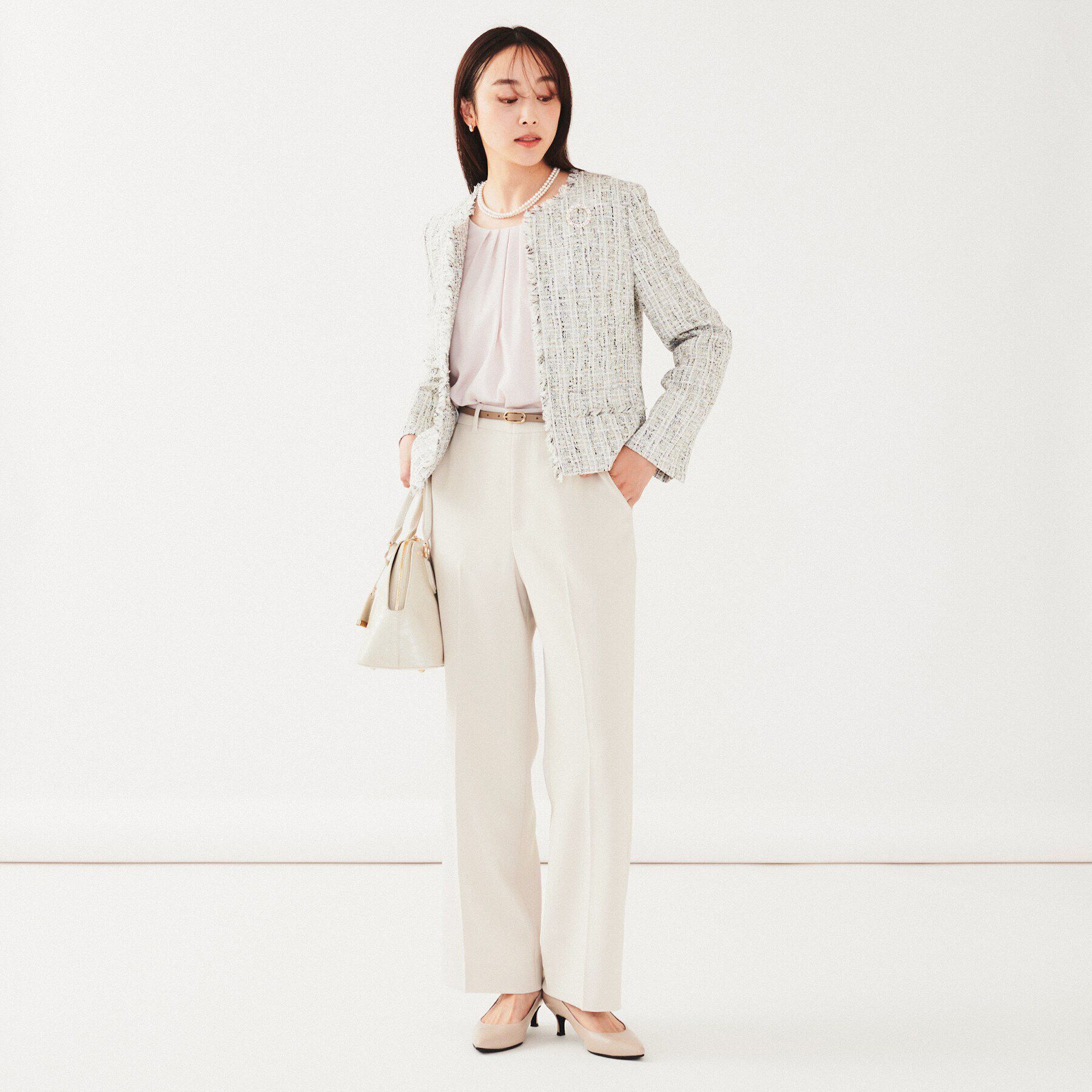 UNTITLED「【通勤スーツ】ワイドパンツ」|その他|