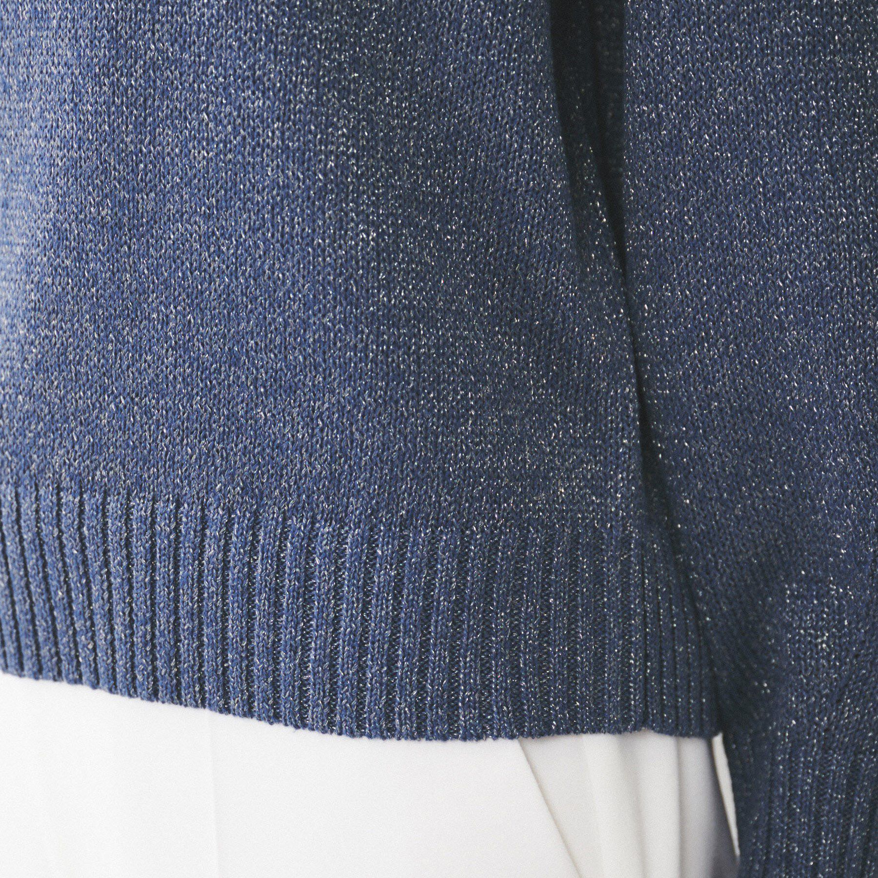 UNTITLED「【アンサンブル可能/ラメ調】シャイニーセミラグランプルオーバーニット」|ニット・セーター|