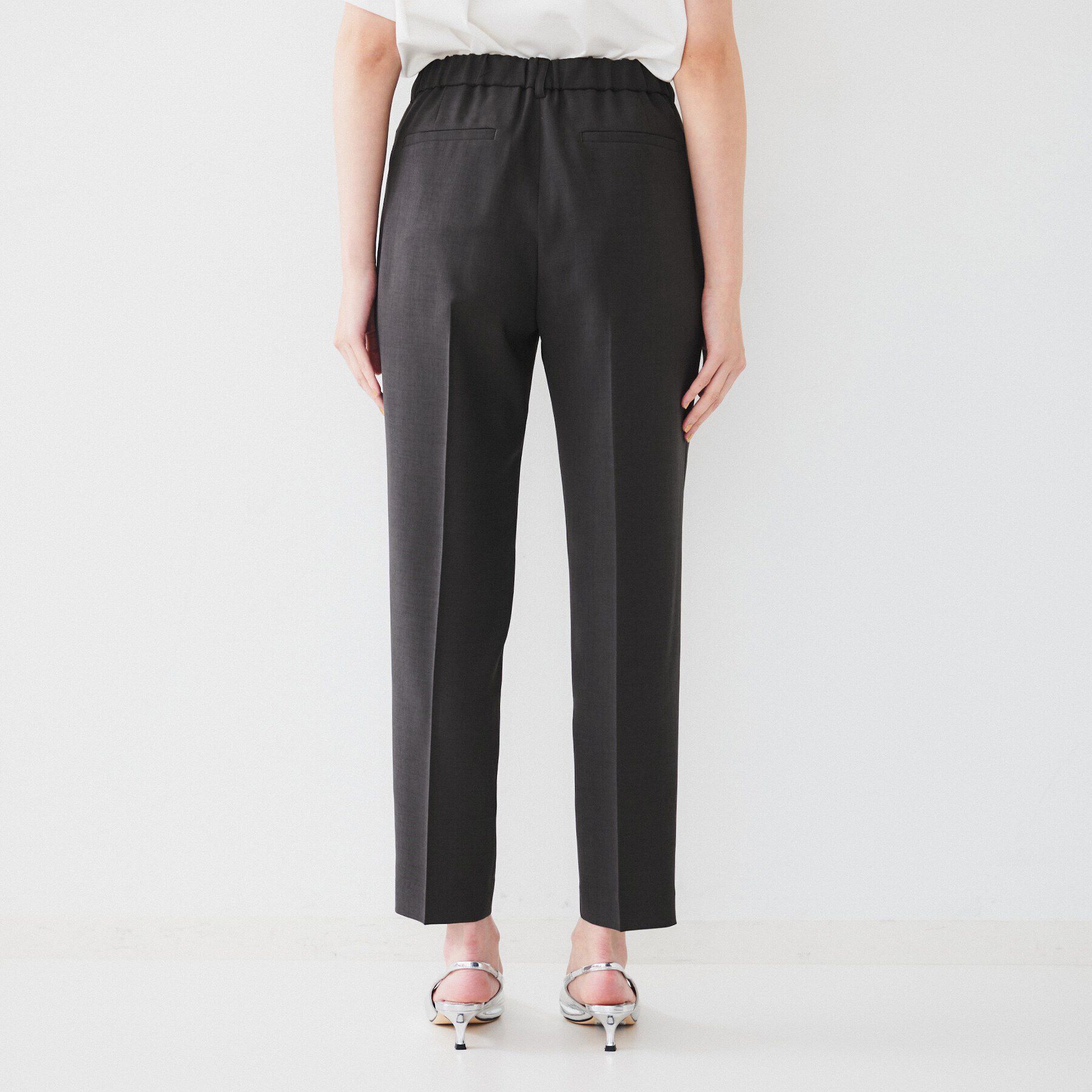 UNTITLED「【接触冷感/UV/セットアップ可能】ライトウェイト タックテーパードパンツ」|その他|