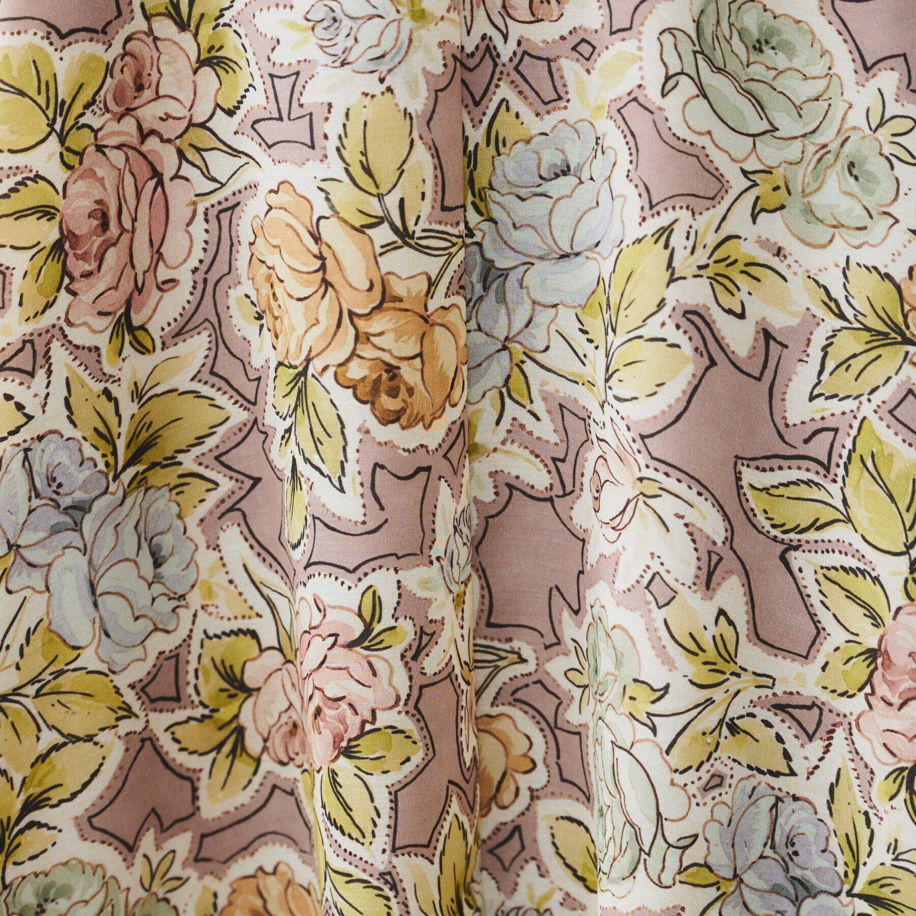 UNTITLED「【セットアップ可能】オールドフラワー プリントスカート」|スカート|