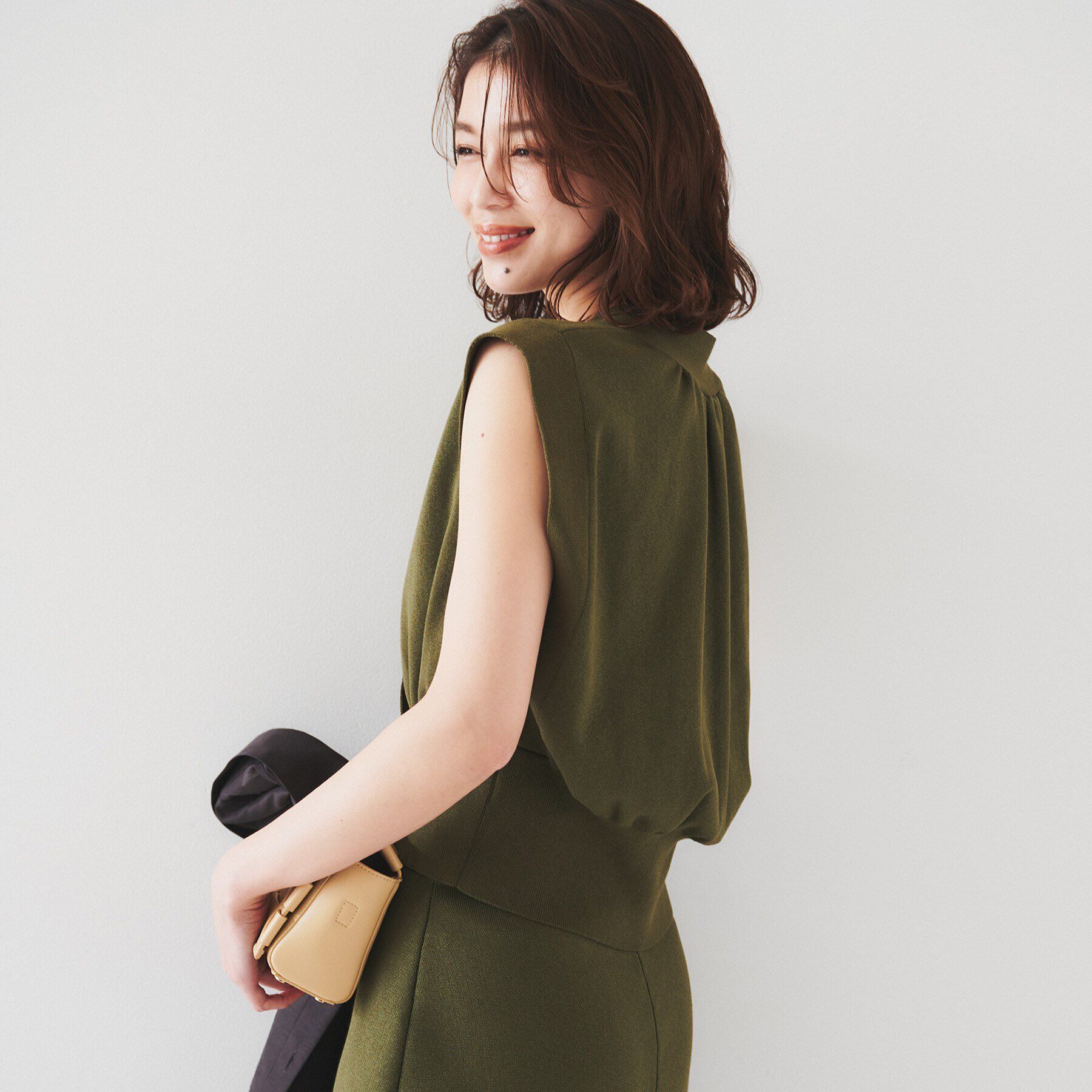 UNTITLED「【セットアップ可能】コンパクトニットベスト」|ニット・セーター|