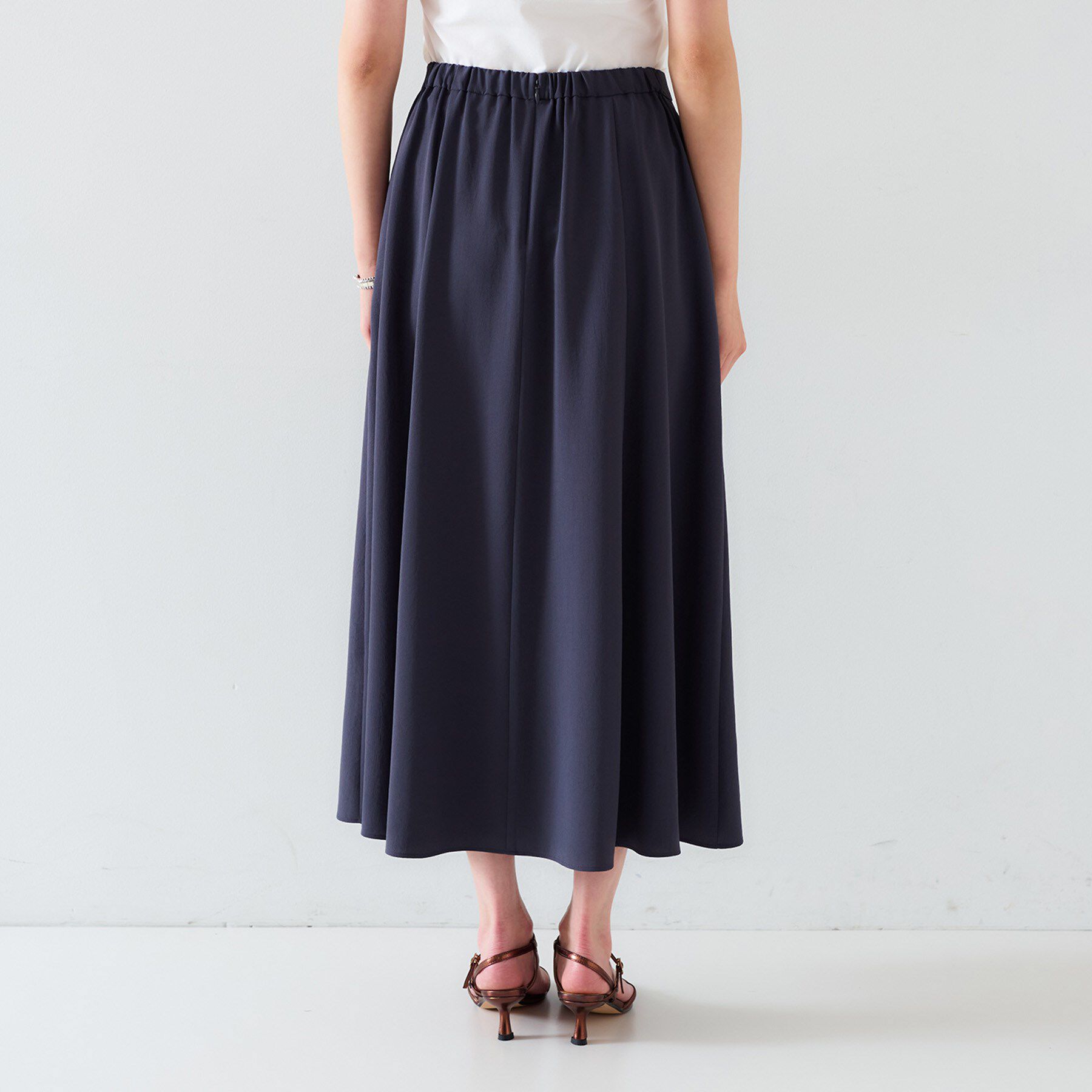 UNTITLED「【セットアップ可/接触冷感/イージーケア】リラクミスト フレアスカート」|スカート|