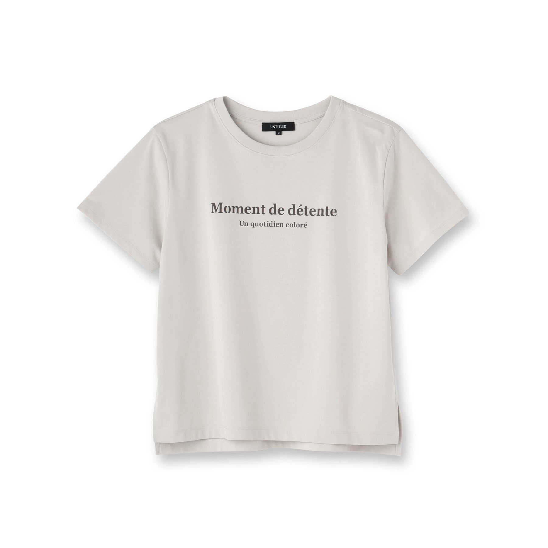 UNTITLED「【洗える】ロゴTシャツ」|Tシャツ・カットソー|