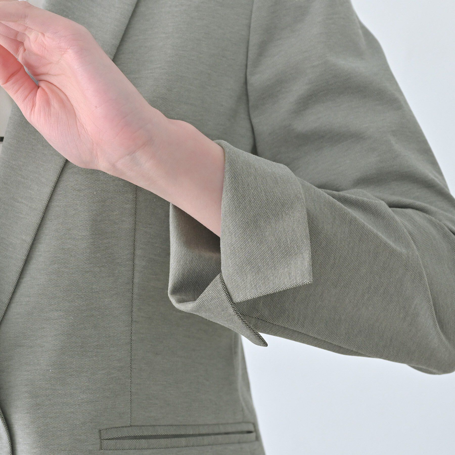 UNTITLED「【UV/接触冷感/スーツ】ジャージテーラードジャケット」|テーラードジャケット|