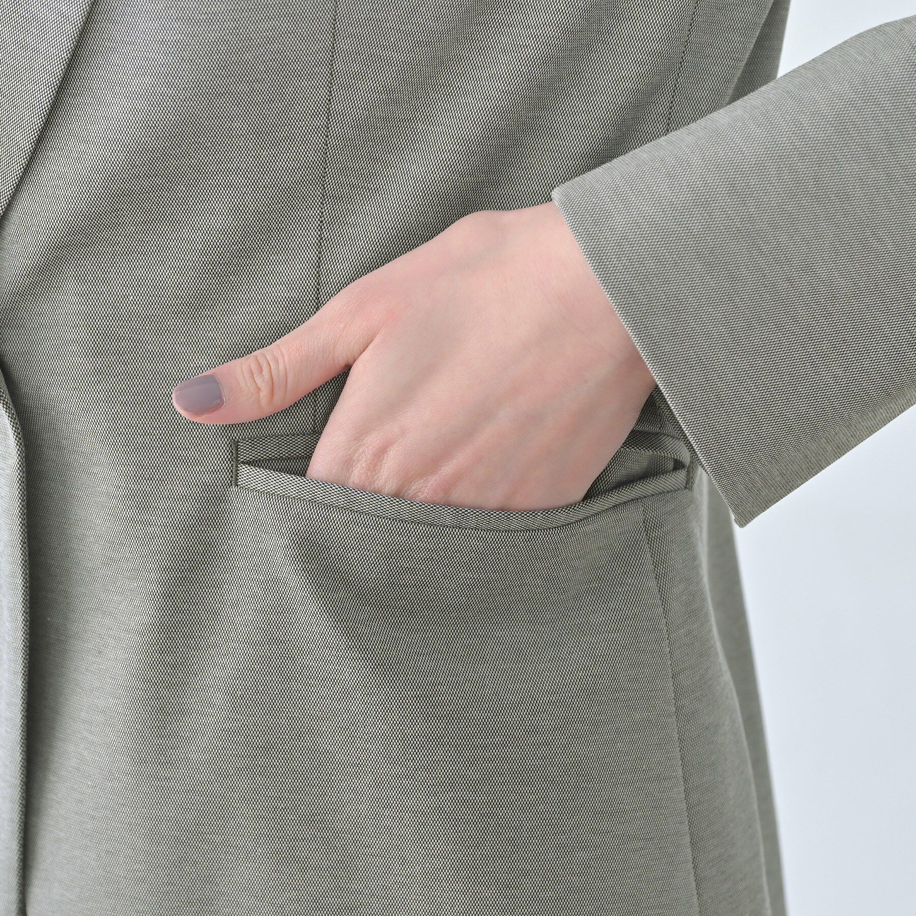 UNTITLED「【UV/接触冷感/スーツ】ジャージテーラードジャケット」|テーラードジャケット|